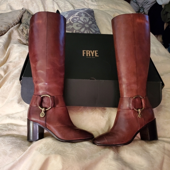 Frye Shoes - Frye Julia tall harness boots